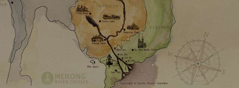 mekong cruise route