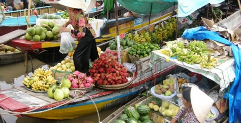 Shopping in Mekong Delta